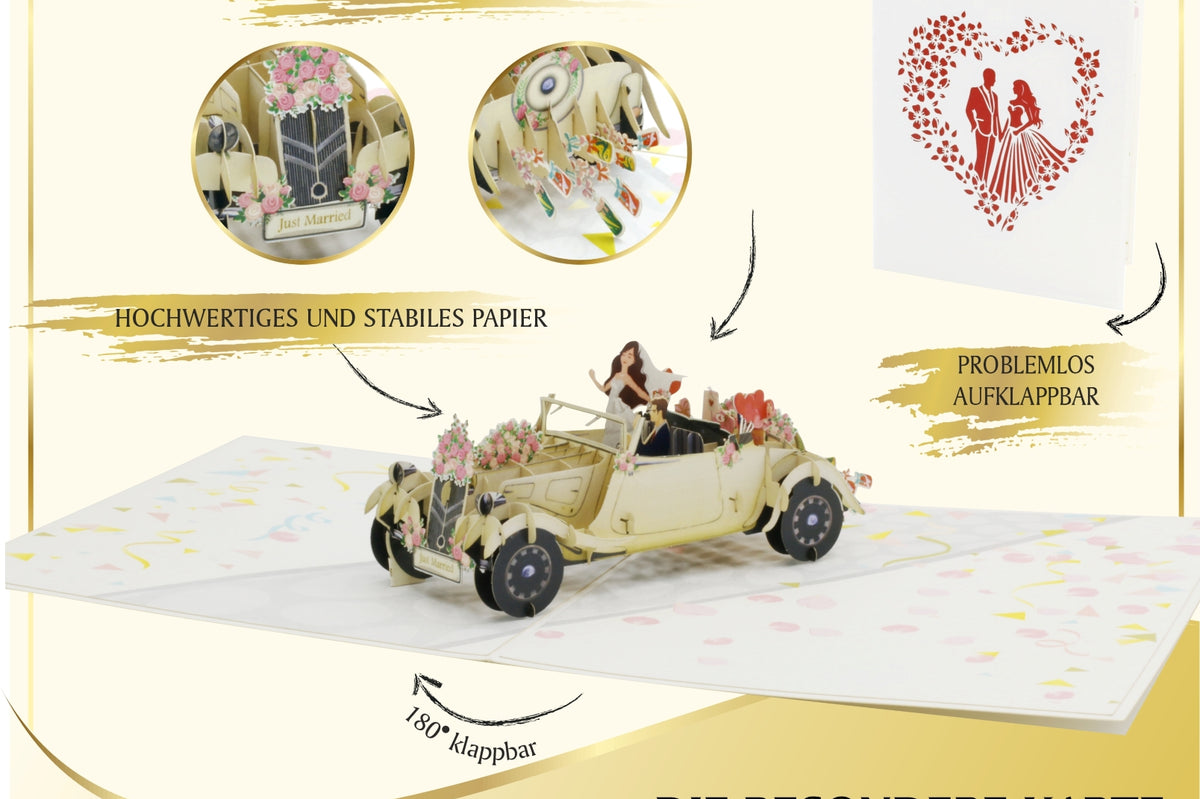 karte-mit-brautpaar-im-oldtimer-hochzeitsauto