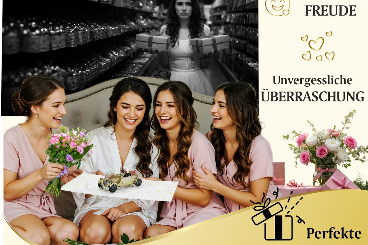 freundinnen-mit-geschenk-karte-zur-hochzeit