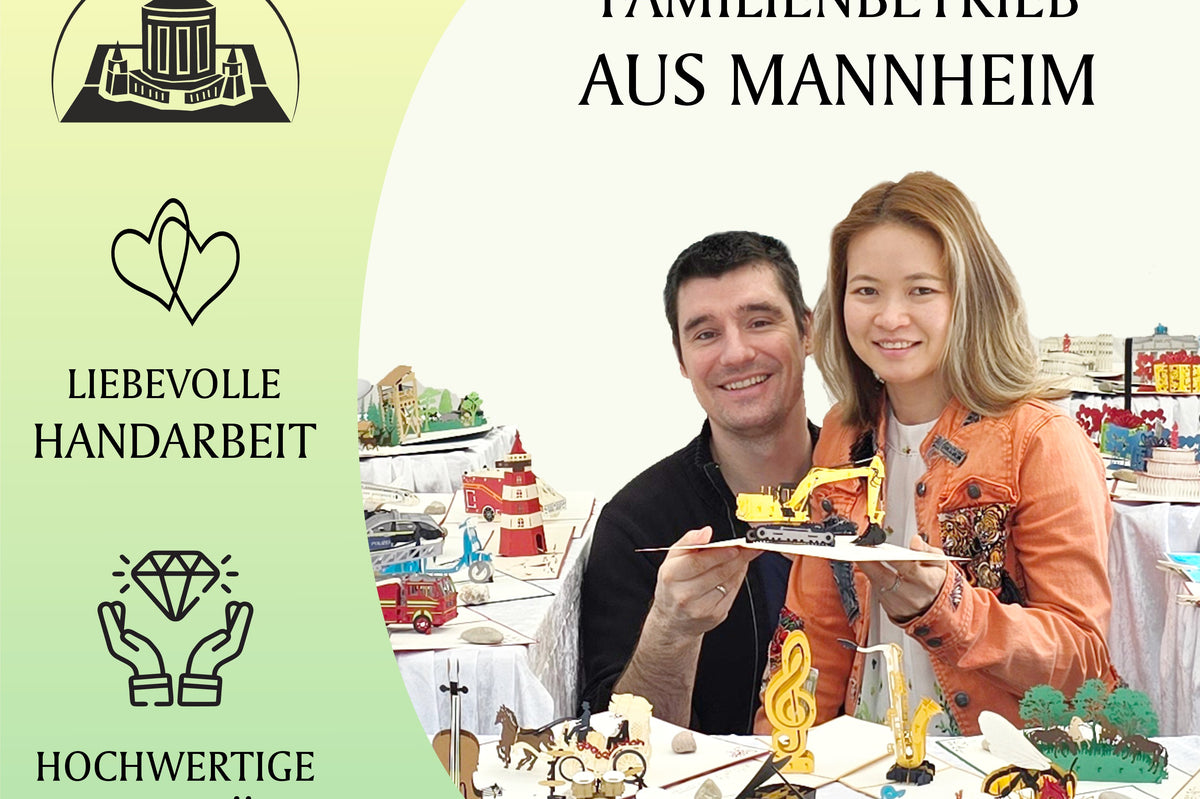 tram und christian mit pop up karten