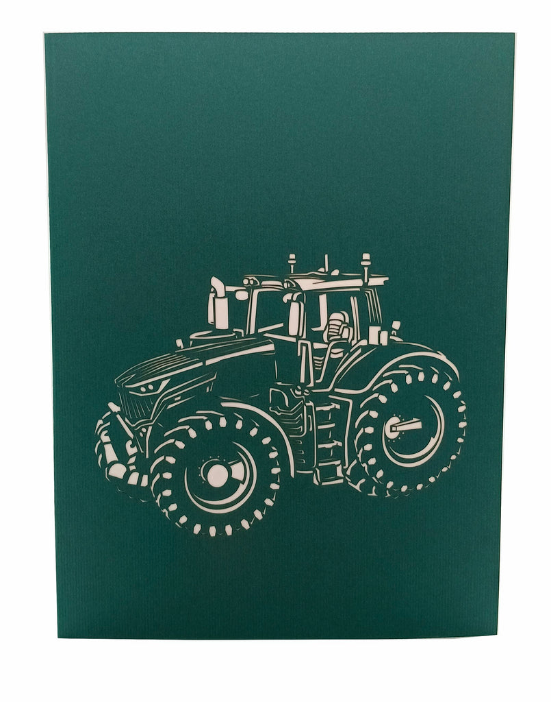 grüne karte mit einem Traktor