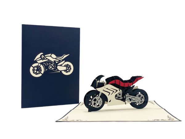 Motorrad von design3dkarten